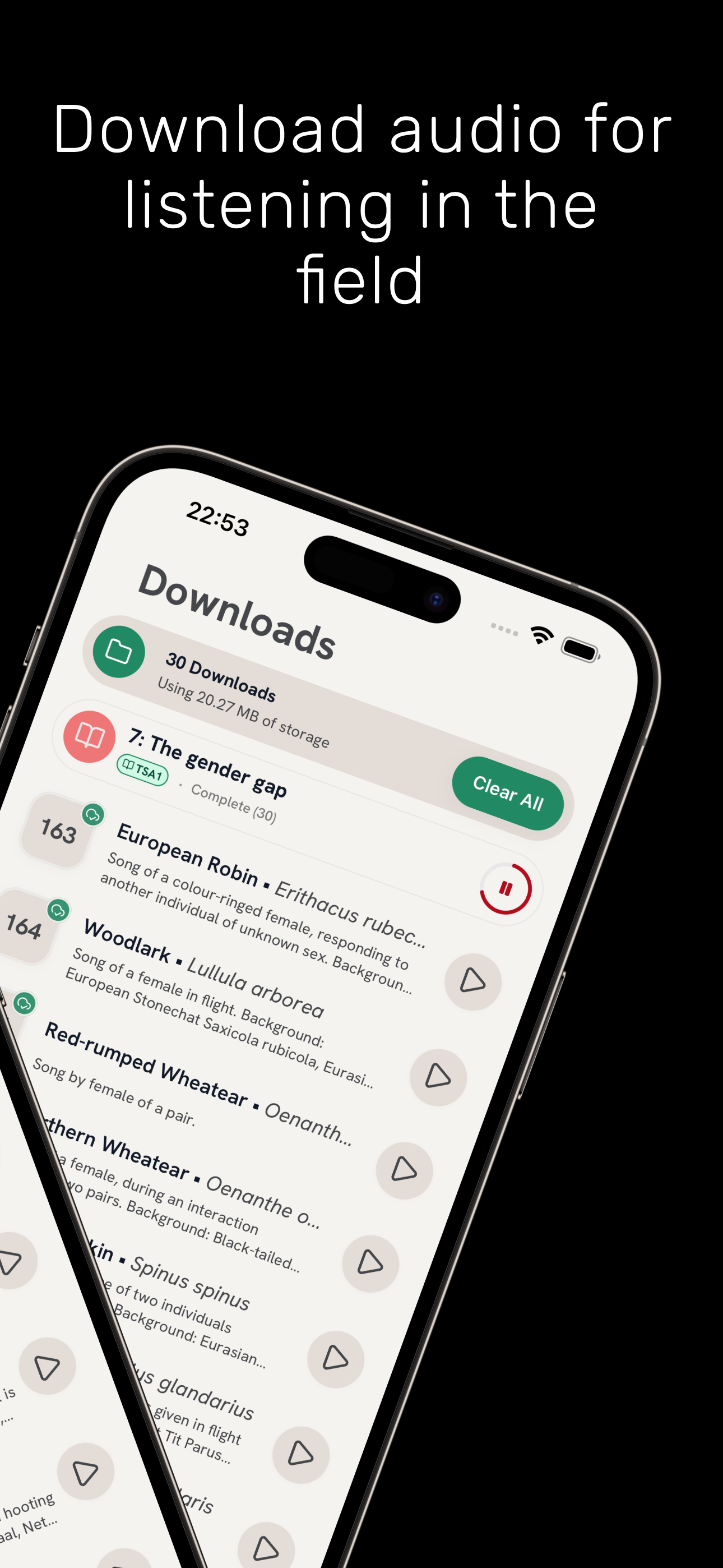 The Sound Approach App - Offline and favorites
